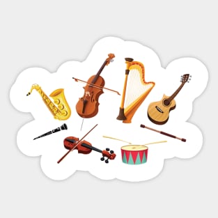 Musical Instrument Sticker